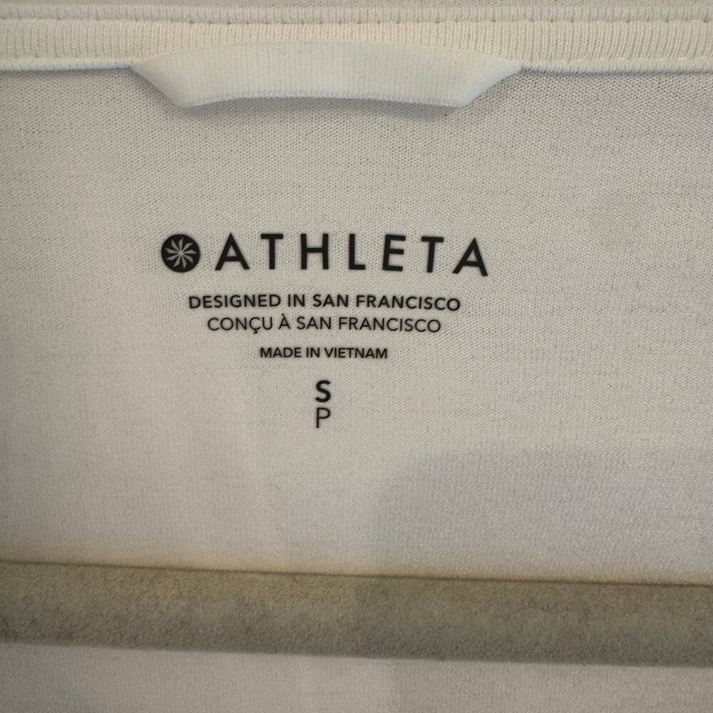 Athleta Sunstop UPF 40+ Jacket Bright White Size Small Outdoor Lightweight Hood - Picture 5 of 6